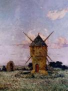 unknow artist Windmill near Guerande china oil painting artist